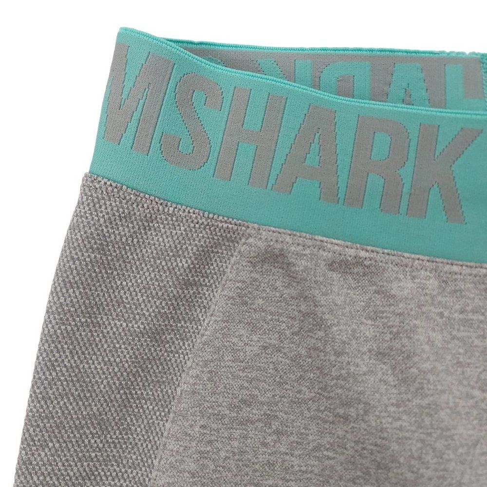 Gymshark Leggings Womens Medium Gray Breathable Athletic Gym Yoga Running - Picture 4 of 11